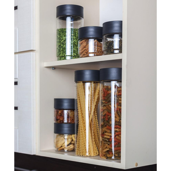 Емкость для сыпучих продуктов IDILAND Asti 221102830/02 (черный)