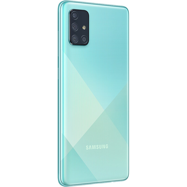 Смартфон Samsung Galaxy A71 (голубой)