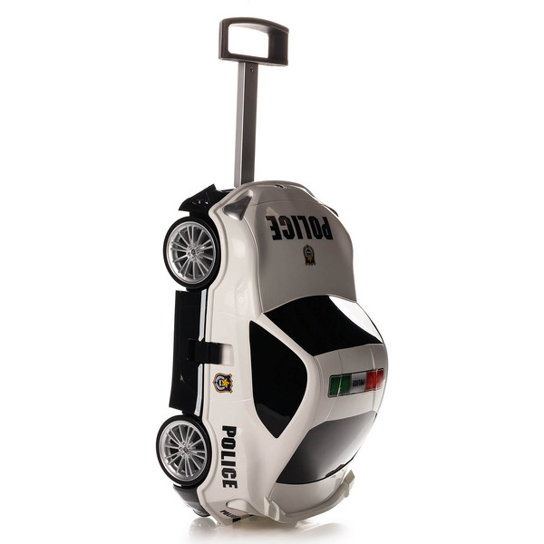 Детский чемодан RIDAZ Toyota 86 Police (белый)