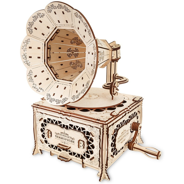 Механическая модель в виде конструктора EWA Граммофон