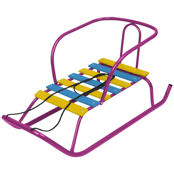 Санки детские Ника Ветерок 1 (сиреневый)