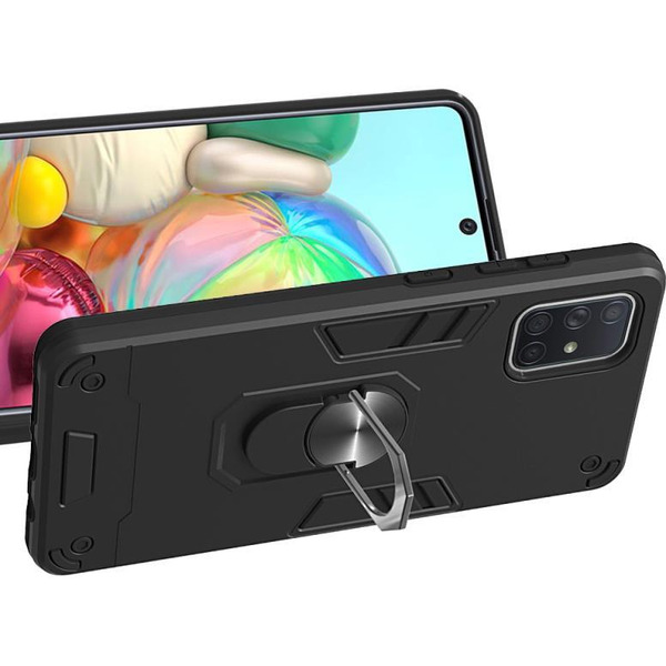 Бампер Bingo Warrior для Samsung Galaxy A71 (черный)