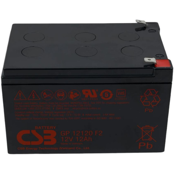 Аккумулятор для ИБП CSB Battery GP12120 F2 (12В/12 А·ч)