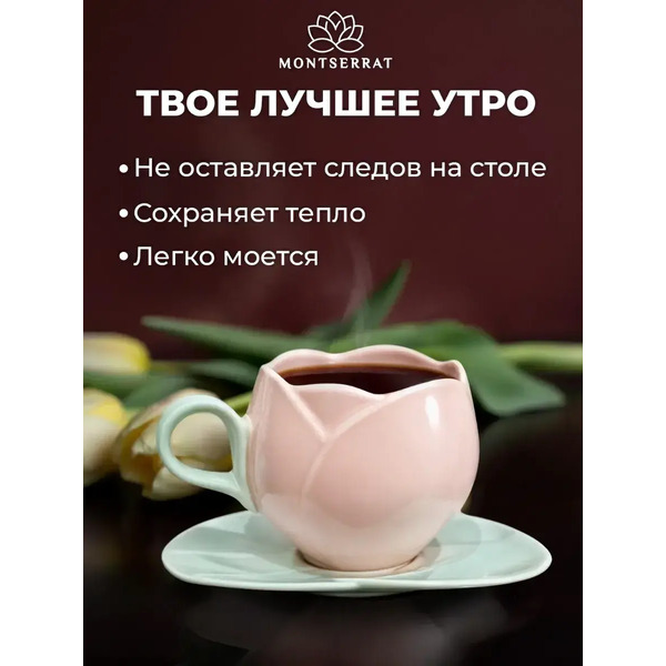 Чашка с блюдцем Classmark Montserrat H24030515 (300мл)