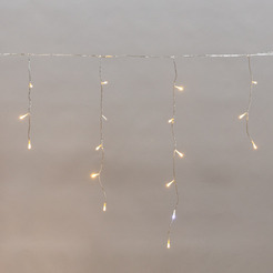 Гирлянда светодиодная NEON-NIGHT 255-596 Айсикл, диоды ТЕПЛЫЕ БЕЛЫЕ, 588LED