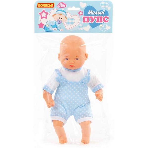 Пупс Полесье Милый в комбинезоне 71637