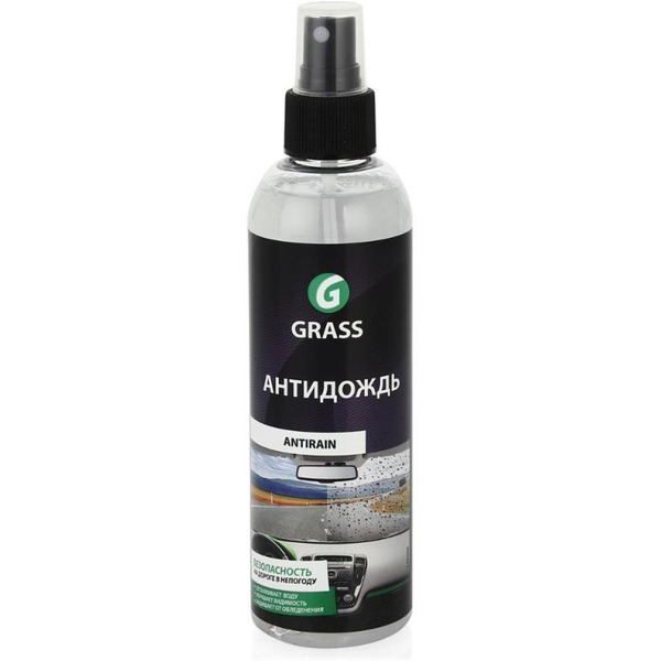 Средство для стекол и зеркал GraSS "Антидождь", 250мл.