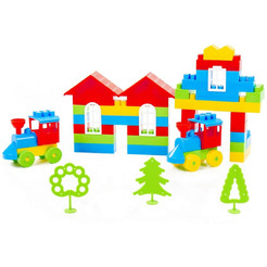 Конструктор Полесье 8022 Строитель Гигант