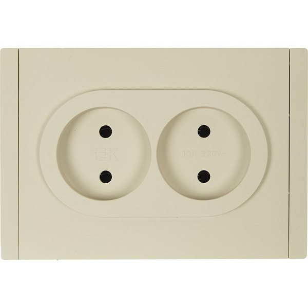 Розетка IEK Forte&Piano FP-R20-10-1-K10