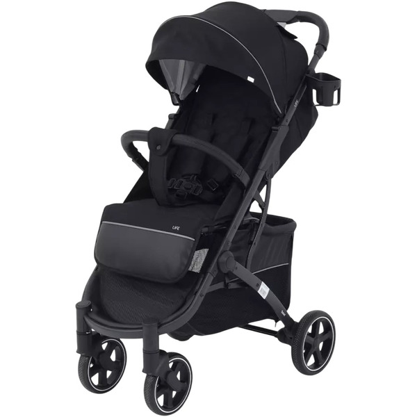 Детская прогулочная коляска Rant Life RA104 (черный)