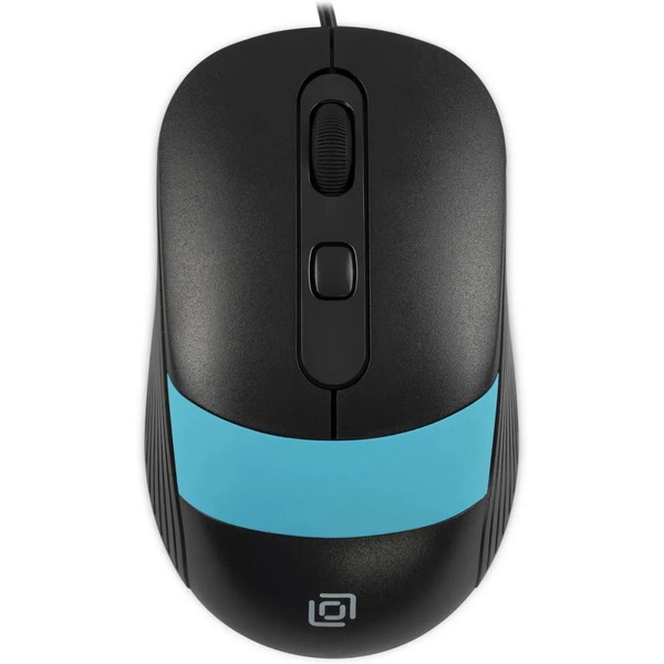 Мышь Oklick 310M (черный/синий)