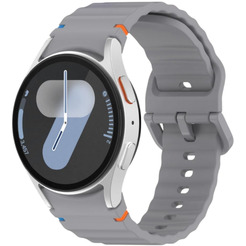 Ремешок Bingo Wave Stitching для SAMSUNG Galaxy Watch 4/5/6/7/FE (серый)