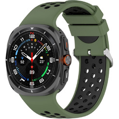 Ремешок Bingo Sport для SAMSUNG Galaxy Watch Ultra 47 мм (зеленый с черным)