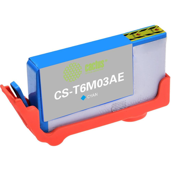 Картридж струйный Cactus CS-T6M03AE №903XL голубой (14.2мл) для HP OJP 6950/6960/6970