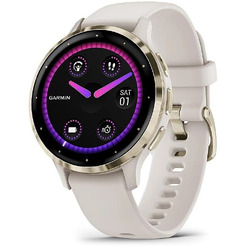 Умные часы Garmin Venu 3S (слоновая кость, с силиконовым ремешком)
