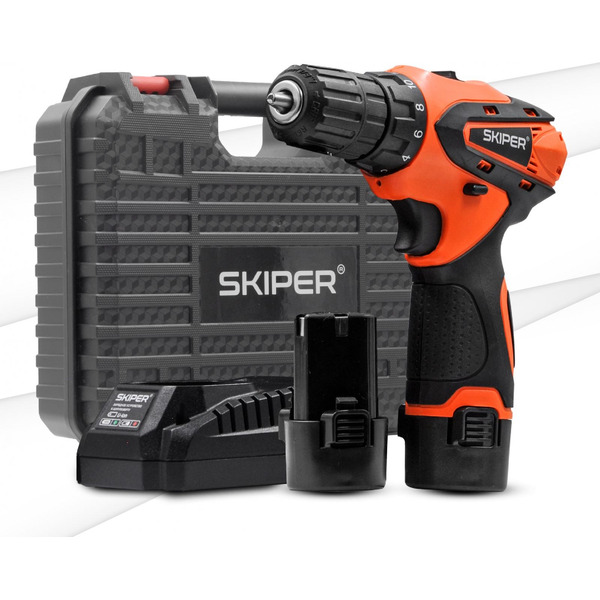 Дрель-шуруповерт Skiper CS2800-1 (с 2-мя АКБ, кейс)