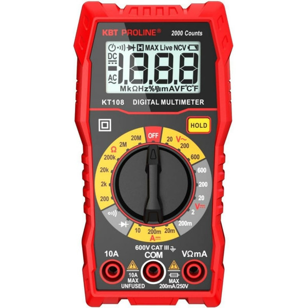 Мультиметр цифровой КВТ 86324 KT 108 серия PROLINE