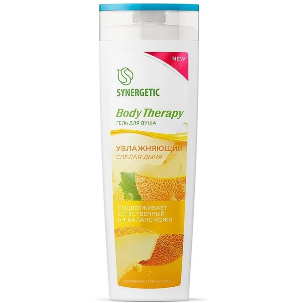 Гель для душа SYNERGETIC Спелая дыня 380мл