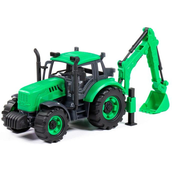 Экскаватор Полесье 94612 Прогресс (зелёный)