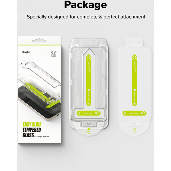 Защитное стекло Ringke EASY SLIDE 2шт для Pixel 9a