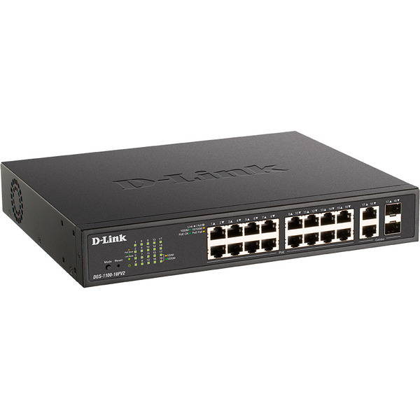 Коммутатор D-Link DGS-1100-18PV2/A3A