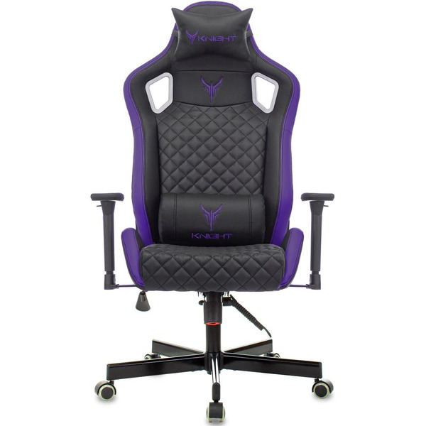 Кресло игровое Knight Outrider (1685571) черный/фиолетовый