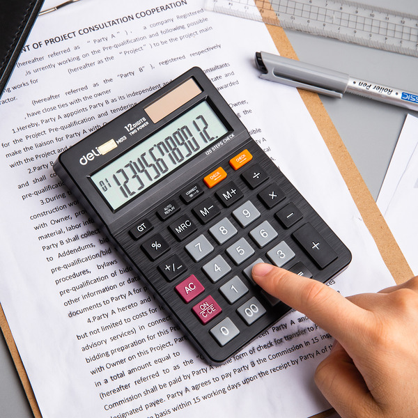 Калькулятор Deli EM01320