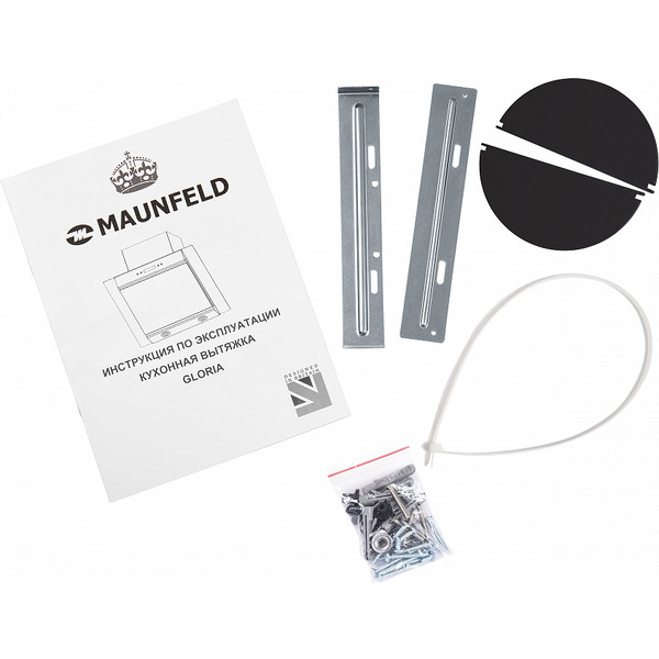 Кухонная вытяжка Maunfeld Gloria 60 (черный/черное стекло)