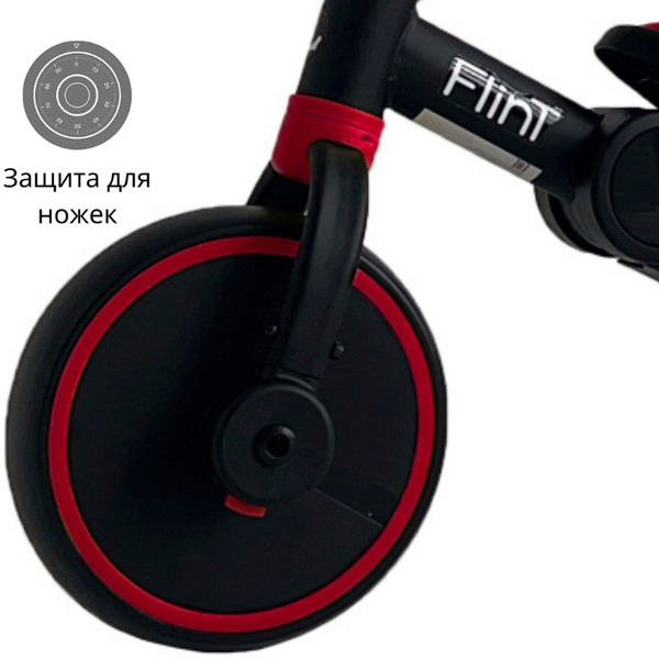 Беговел BubaGo Flint BG-F-109-1 Черно-красный