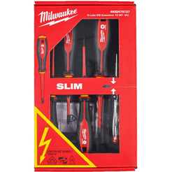 Набор отверток + тестер напряжения Milwaukee 4932478737 (VDE PZ/SL)