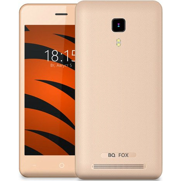 Смартфон BQ-Mobile Fox золотой шампань (BQ-4526)