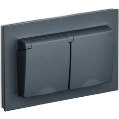 Розетка IEK Brite РСбш12-3-44-БрГ