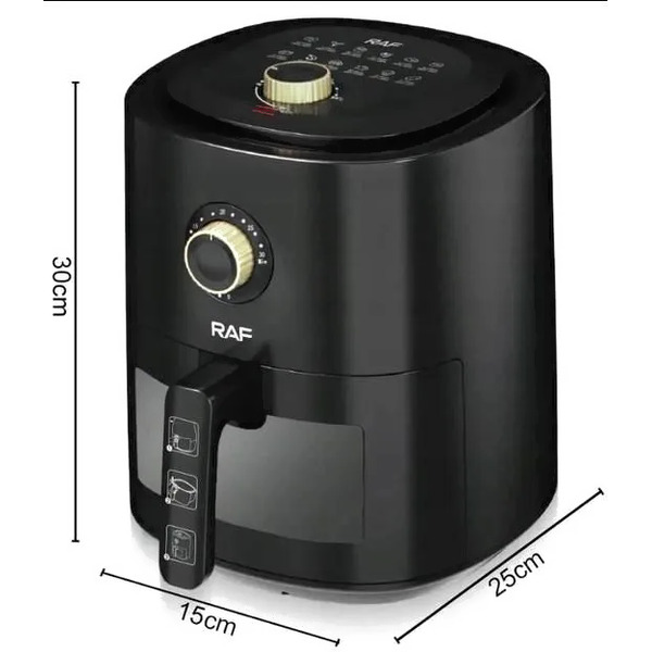 Аэрогриль RAF R.5332B (черный)