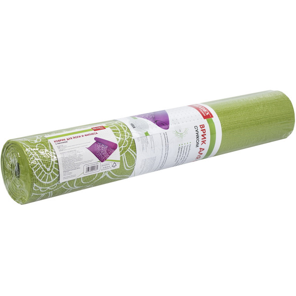 Коврик для йоги Bradex SF 0404 с рисунком ГРИН