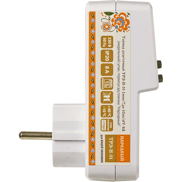 Розеточный таймер TDM Electric SQ1506-0102