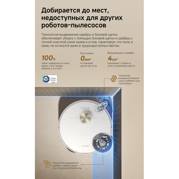 Робот-пылесос Dreame Robot Vacuum L60 Ultra AE White (RPL71FE0) RU