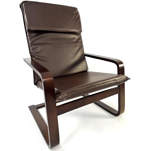 Кресло-качалка Calviano Soft 1 (коричневый PU)