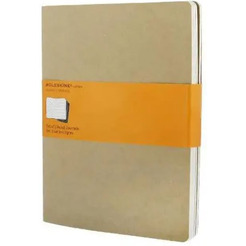 Блокнот Moleskine Cahier Journal XLarge QP421 (бежевый) 3 шт