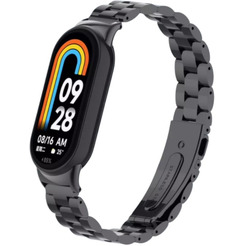Ремешок Bingo Stainless для XIAOMI Mi Band 8 Черный