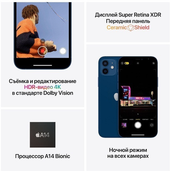 Смартфон APPLE iPhone 12 mini 64GB (PRODUCT)RED (MGE03RM/A)