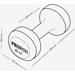 Набор гантелей Proiron Г2060НЕО (2шт)
