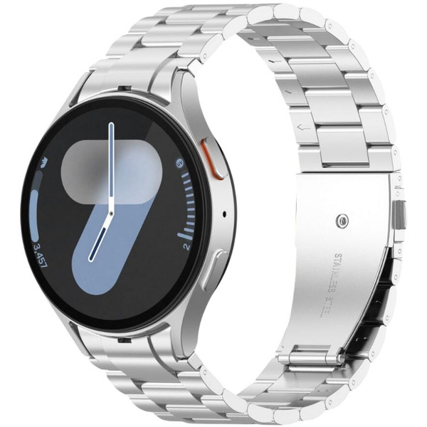 Ремешок Bingo Stainless для SAMSUNG Galaxy Watch 4/5/6/7/FE (серебристый)