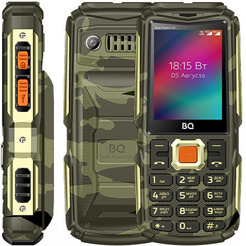 Мобильный телефон BQ 2410L Tank Power 4G (Camouflage/Gunmetal)