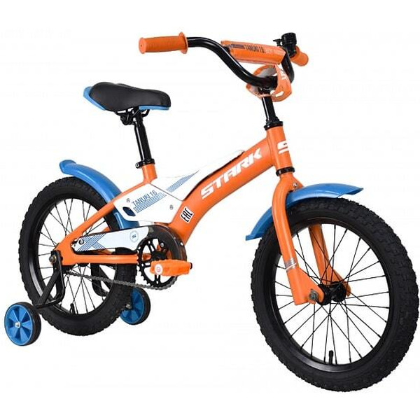 Велосипед Stark Tanuki 16 Boy оранжевый/синий/белый '23 HQ-0010153