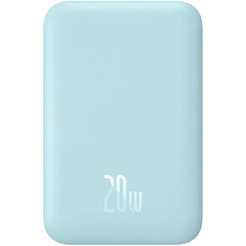 Внешний аккумулятор Baseus Magnetic Wireless PPCX020003 6000mAh (голубой)