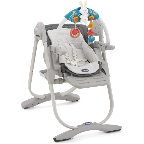 Стульчик для кормления Chicco POLLY MAGIC GRAPHITE