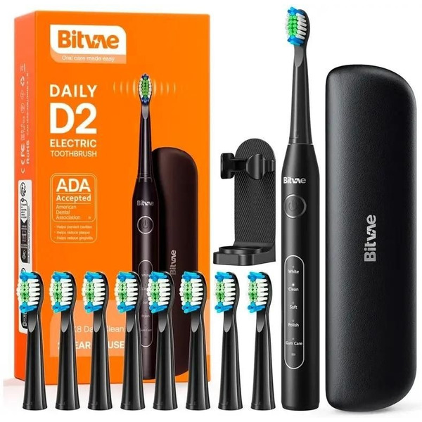 Зубная щетка Bitvae BV D2 (черный)