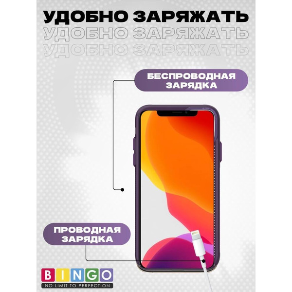 Бампер Bingo Breathable Magnetic для APPLE iPhone 16 Pro Светло-фиолетовый