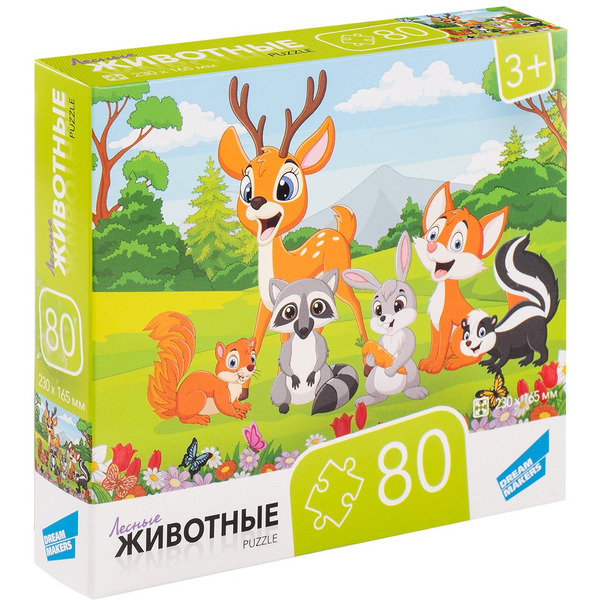 Пазлы DREAM MAKERS Животные RI8010C