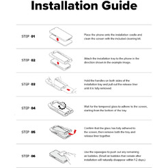 Защитное стекло Ringke EASY SLIDE 2шт для iPhone 17